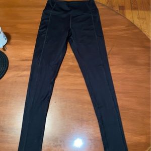 Victoria’s Secret super soft black leggings WITH POCKETS